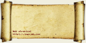 Hana Ajvaz vizit kartica